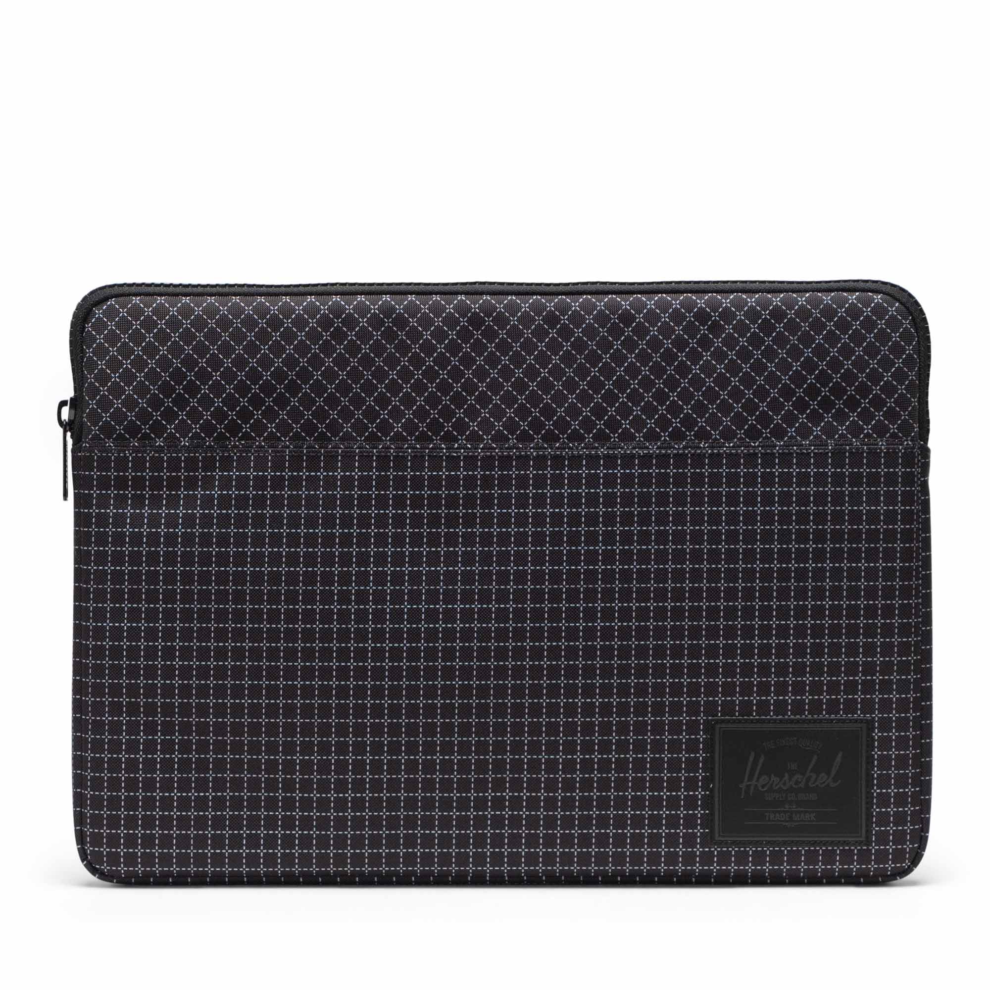 Grid Siyah Herschel Anchor Suya Dayanıklı Kumaş 16" Laptop Kılıfı